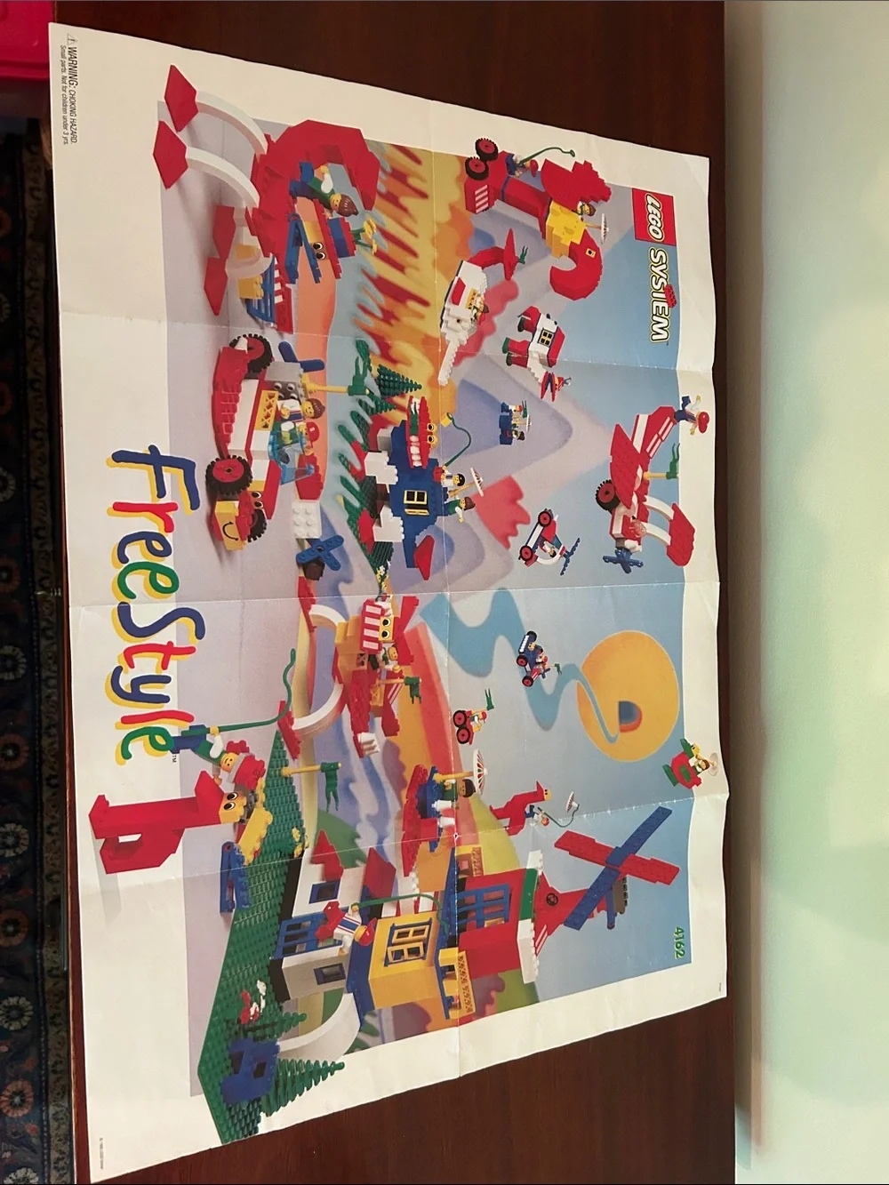 Lego 4162 Free Style poster, vintage 1995